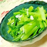 ❤小松菜とシラスの塩にんにく炒め❤